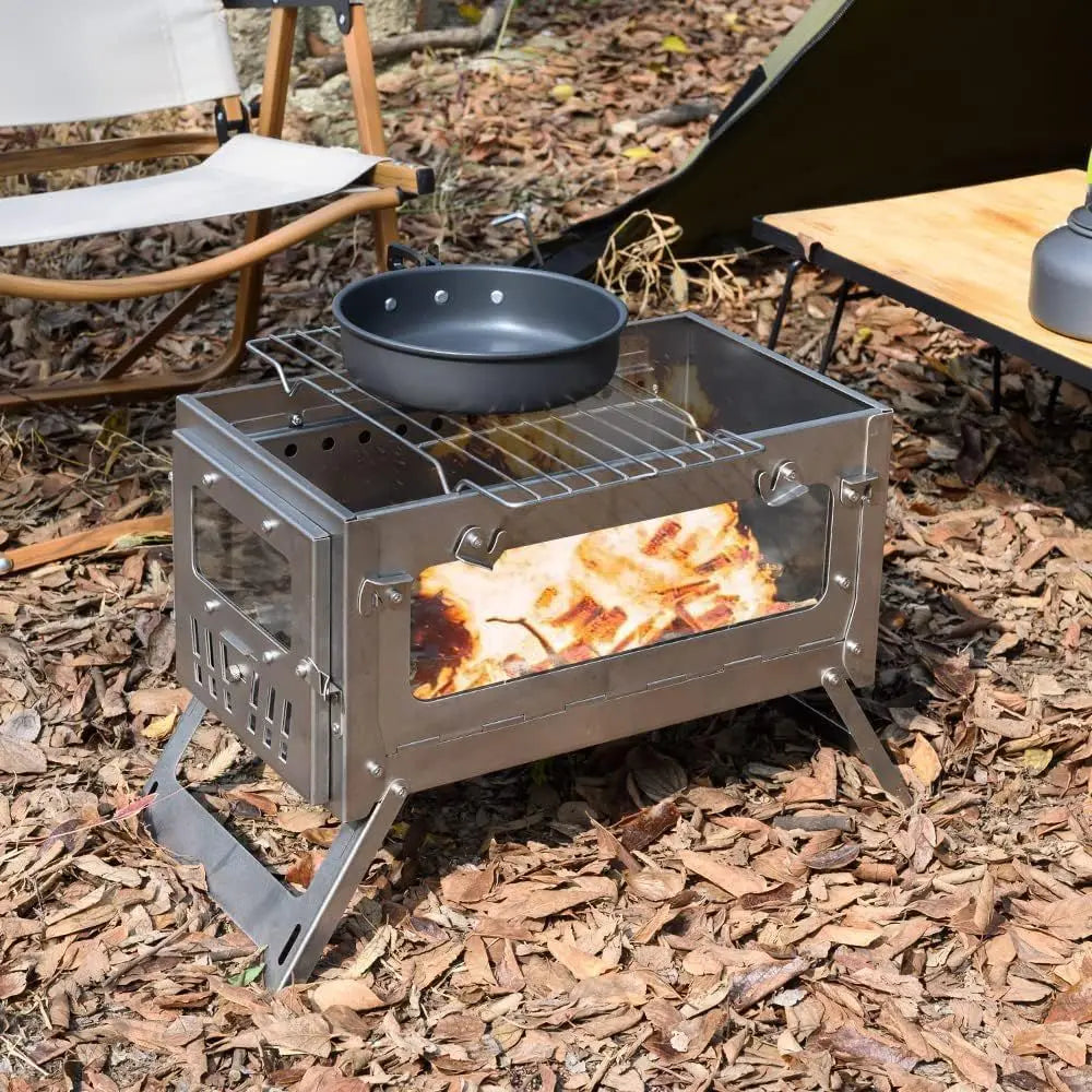 Folding Wood Burning Camp Stove