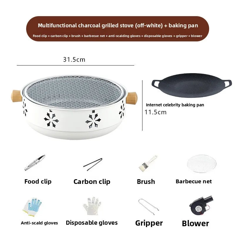 Portable Charcoal BBQ Grill