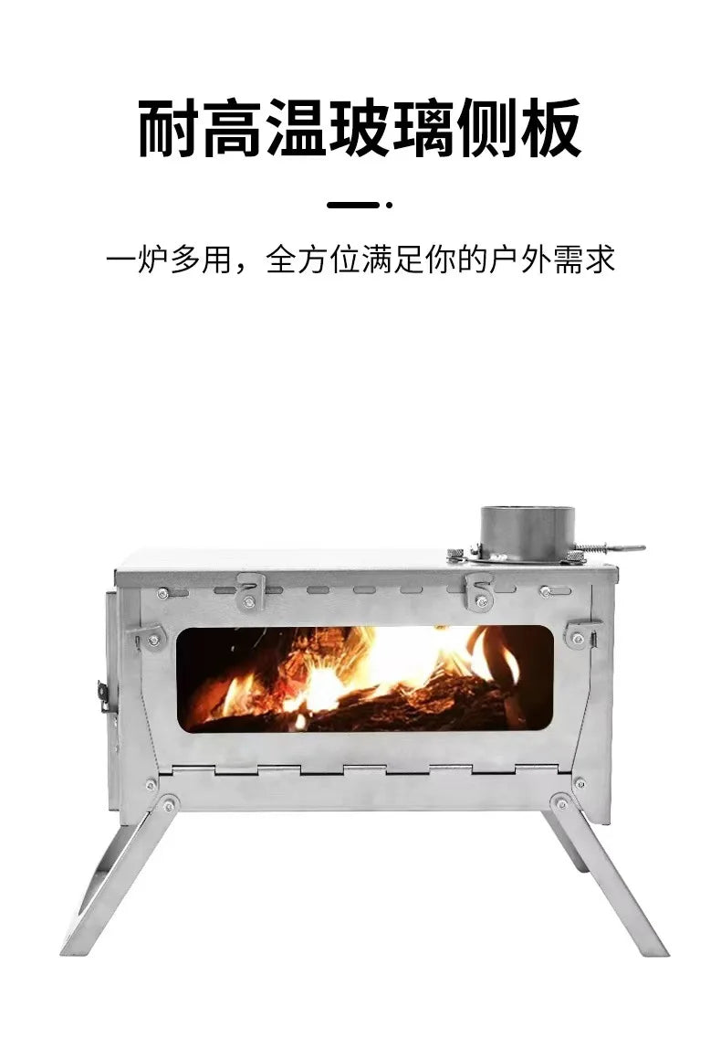 Folding Wood Burning Camp Stove