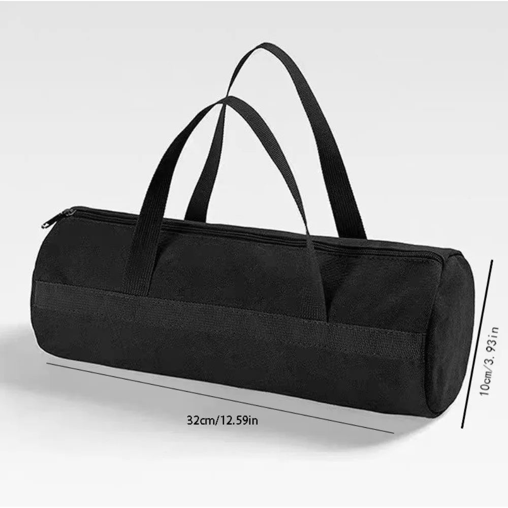 Camping Tools Storage Bag Large Capacity Cylinder Tent Stake Bag Lightweight Tent Peg Ground Nail Holder Bag for Outdoor Camping