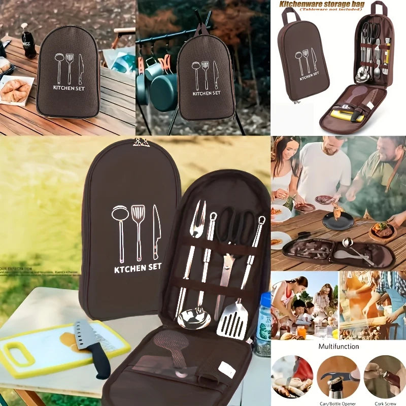 Camp Kitchen Utensil Organizer Bag