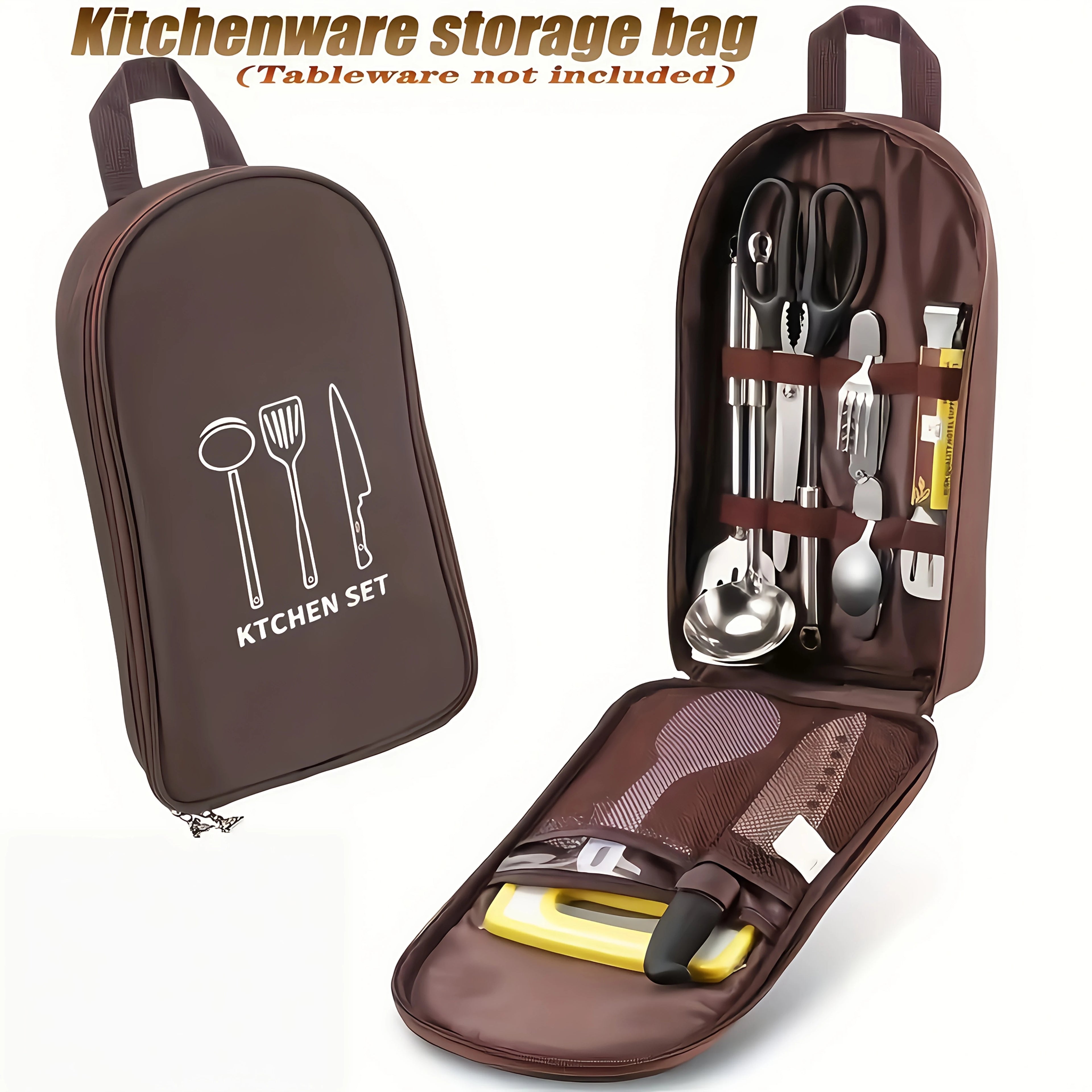 Camp Kitchen Utensil Organizer Bag