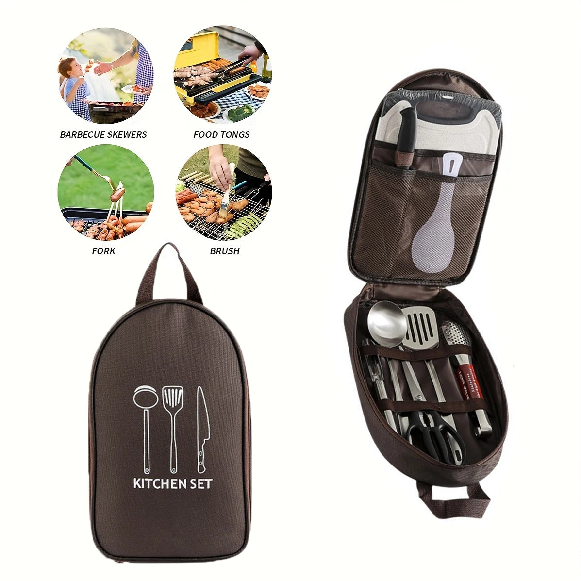 Camp Kitchen Utensil Organizer Bag