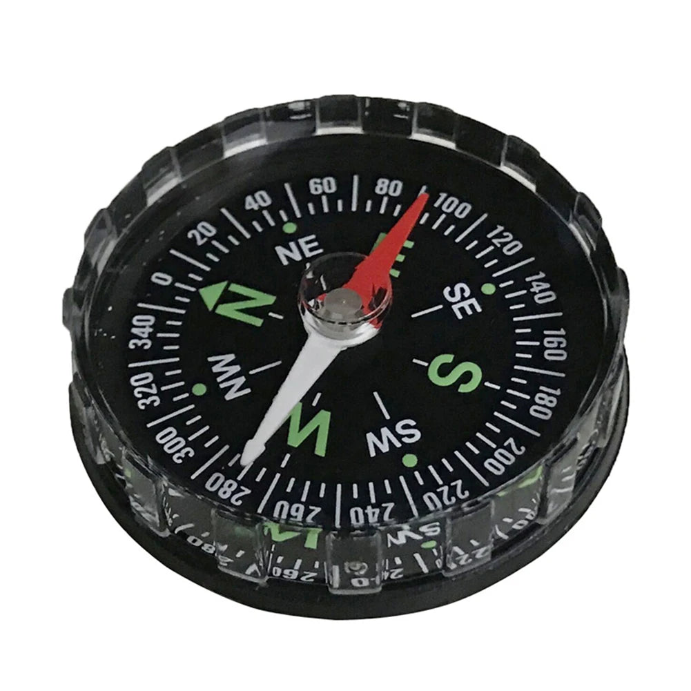 Outdoor Camping Hunting Survival Guider Navigation Button Design Mini Compass