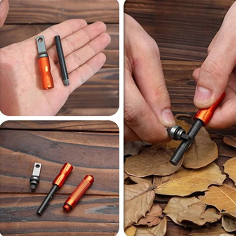 Waterproof Flint Fire Starter — Survival Fire Rod