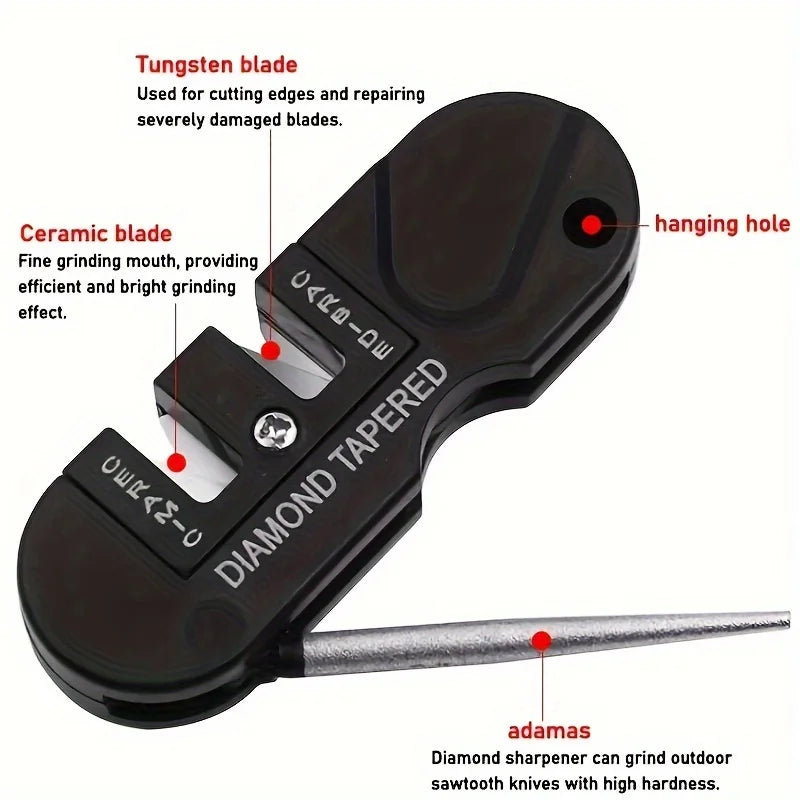 4-in-1 Portable Knife Sharpener