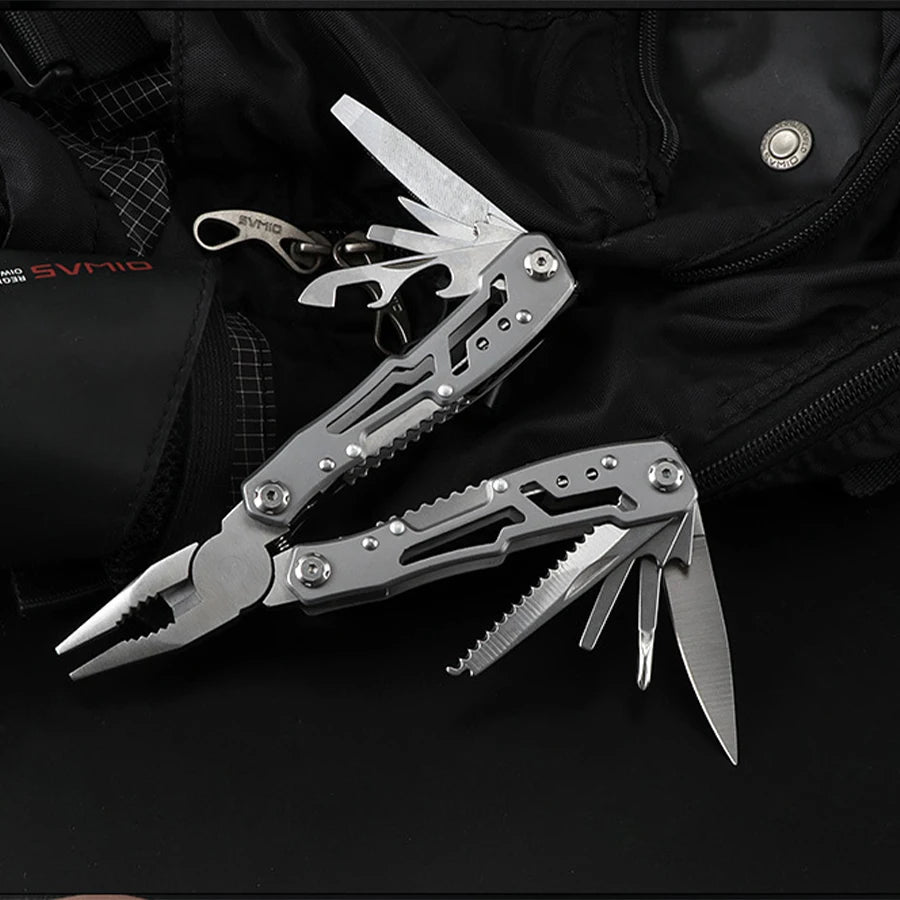 Folding Multitool Knife & Pliers