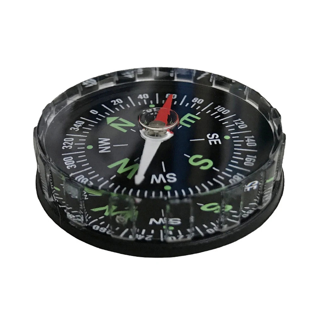 Outdoor Camping Hunting Survival Guider Navigation Button Design Mini Compass
