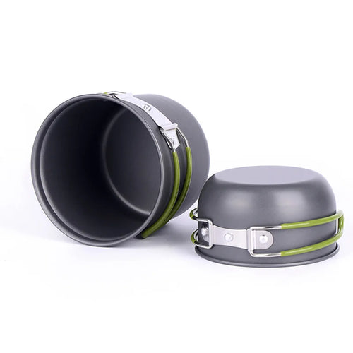 Anodized Aluminum Camp Cookware Mess Kit