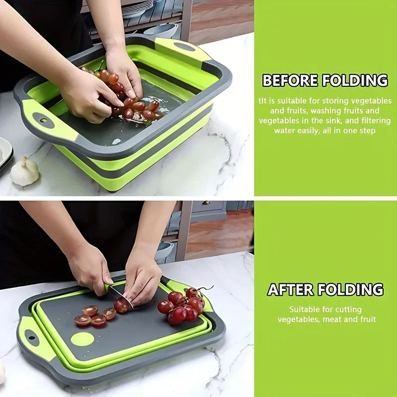 Folding Camp Basin with Built-In Sink