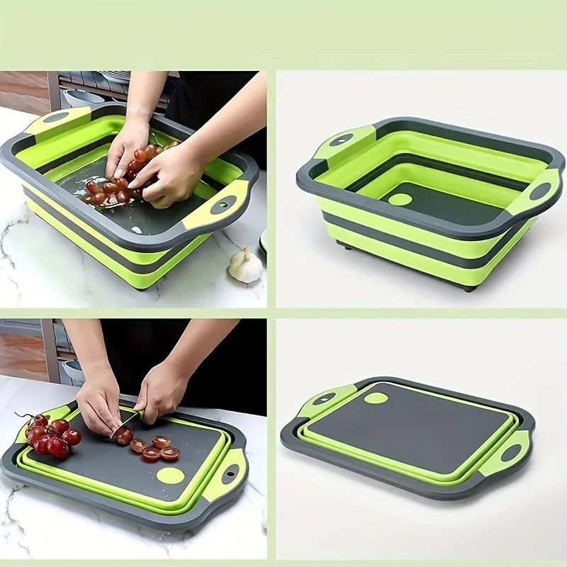 Folding Camp Basin with Built-In Sink