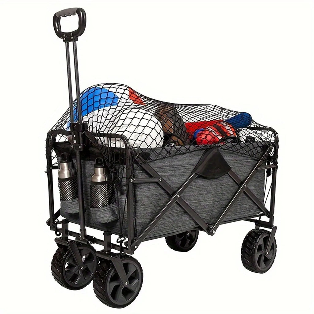 Camping cart guard net, camping cart net bag, small cart guard net, garden cart fixed net, campcart storage net