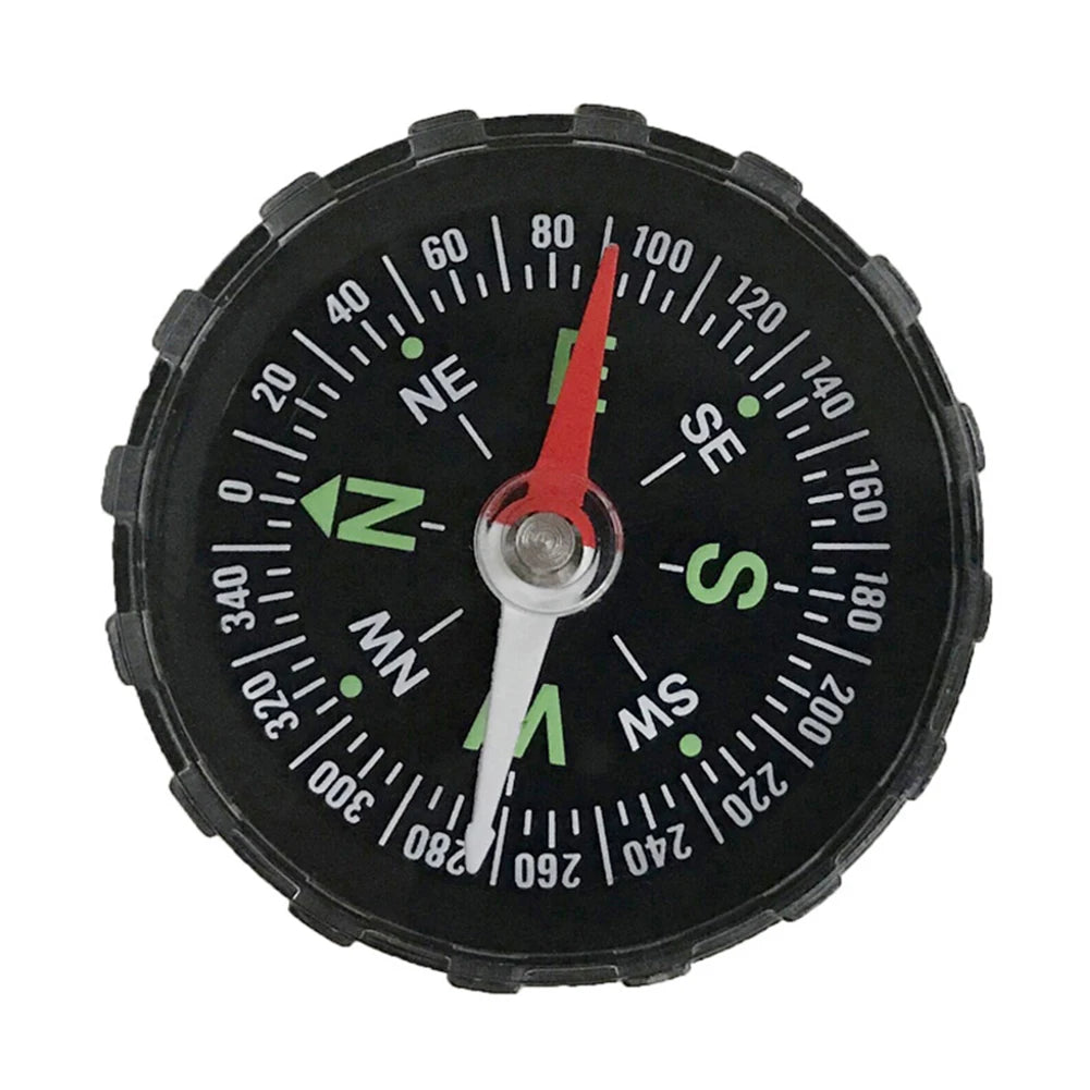 Outdoor Camping Hunting Survival Guider Navigation Button Design Mini Compass