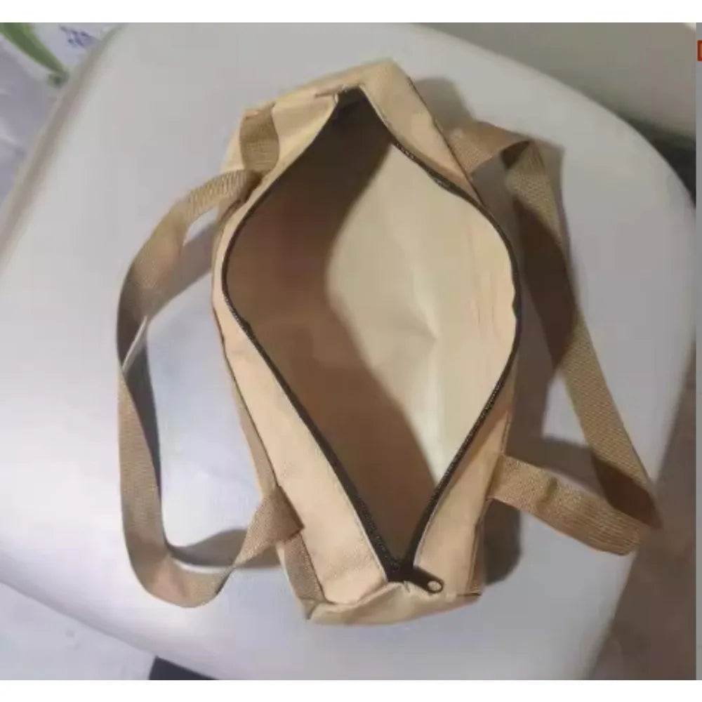 Camping Tools Storage Bag Large Capacity Cylinder Tent Stake Bag Lightweight Tent Peg Ground Nail Holder Bag for Outdoor Camping