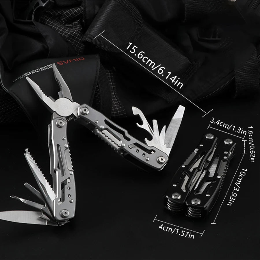 Folding Multitool Knife & Pliers