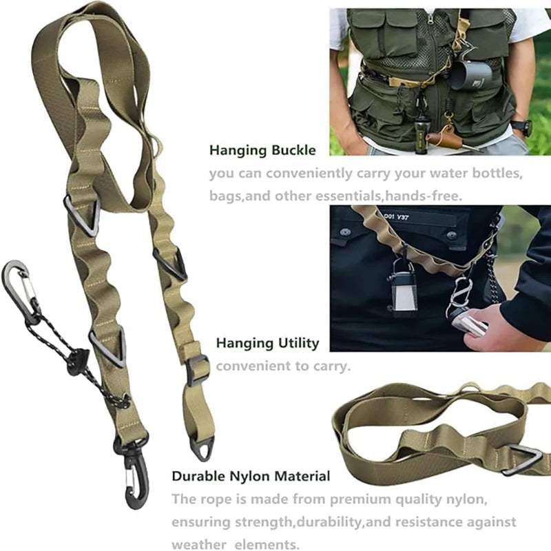 Outdoor Portable Camping Lanyard, Portable Tent, Lightweight Shoulder Strap Tent, Hanging Multi-functional Hiking Rope, Camping