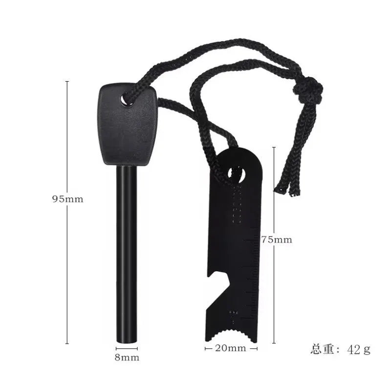 Waterproof Flint Fire Starter — Survival Fire Rod