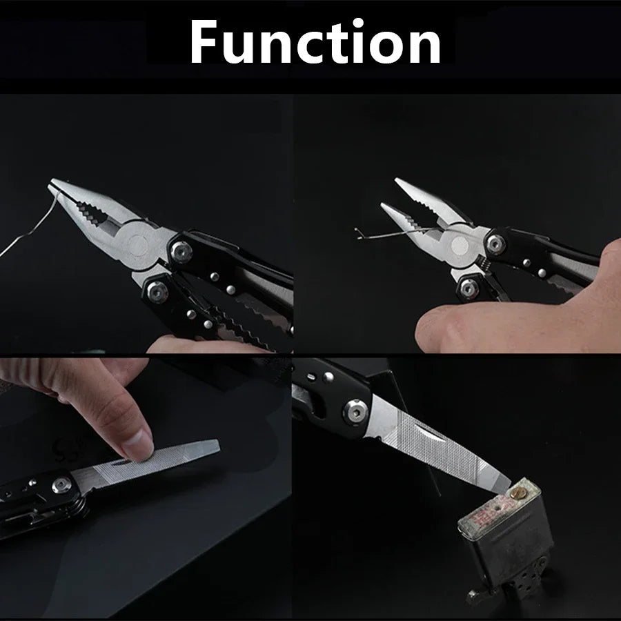 Folding Multitool Knife & Pliers