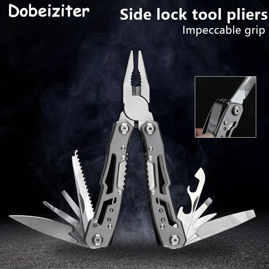 Folding Multitool Knife & Pliers