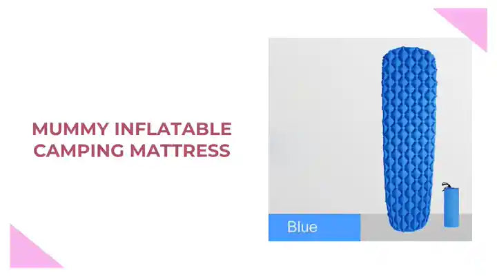 Mummy Inflatable Camping Mattress by@Outfy