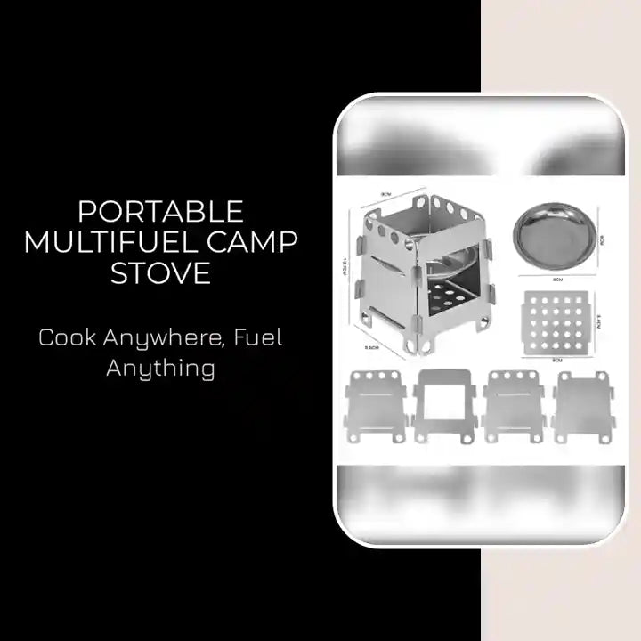 Portable Multifuel Camp Stove by@Outfy