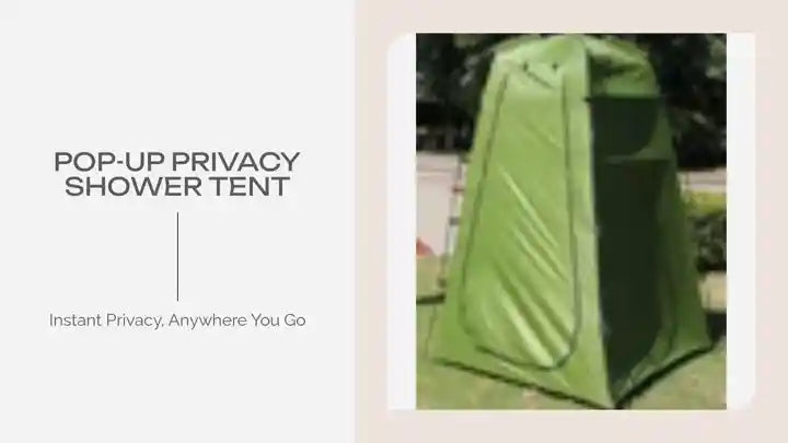 Pop-Up Privacy Shower Tent by@Outfy
