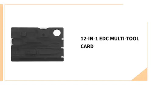 12-in-1 EDC Multi-Tool Card by@Outfy