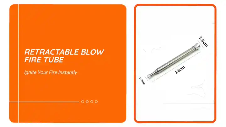 Retractable Blow Fire Tube by@Outfy